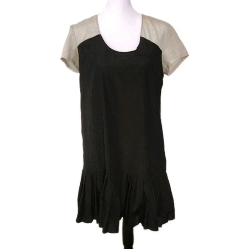 uniqlo pleated dress Uniqlo | Dresses | Uniqlo Alexander Wang Gray Black Pleated Dress Womens  Size M Normcore